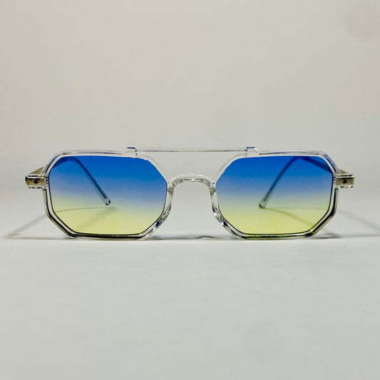 Lunettes Solaires Prestige Dégradé Bleu & Jaune